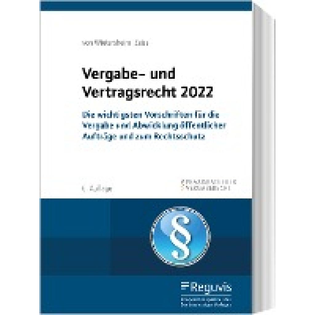 9783846210475 - Wietersheim Mark von Vergabe- und Vertragsrecht 2023 9783846210475 - Wietersheim Mark von Vergabe- und Vertragsrecht 2023