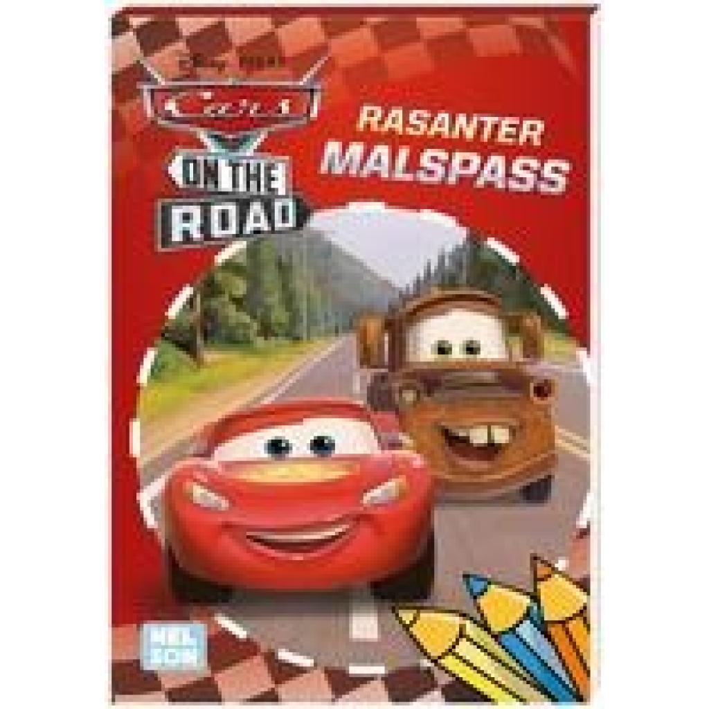 9783845123585 - Disney Cars on the road Rasanter Malspaß Kartoniert (TB)
