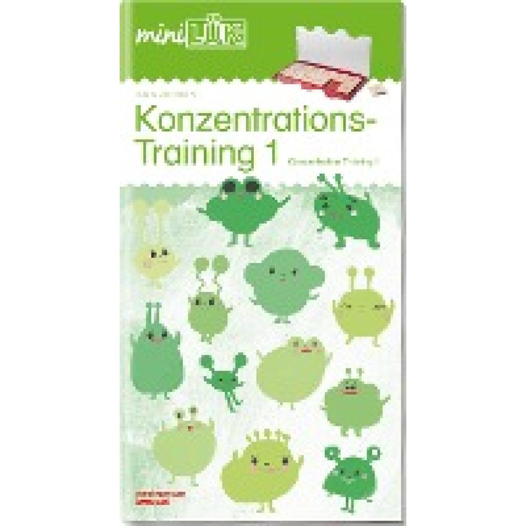 miniLÜK Konzentrationstraining 1: für Vor- und Grundschulkinder / concentration training