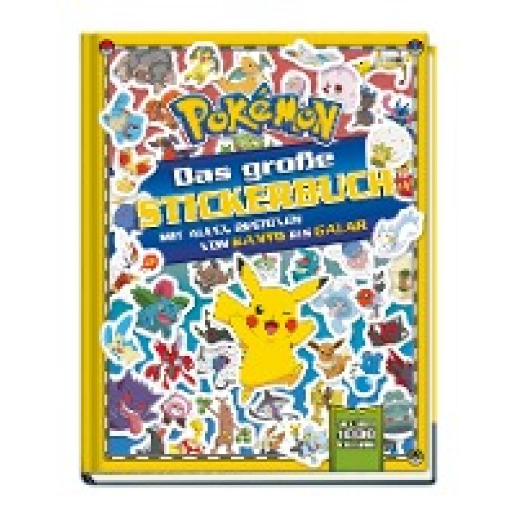 9783833242939 - Pokémon Das große Stickerbuch mit allen Regionen von Kanto bis Galar - Pokémon Panini Kartoniert (TB)