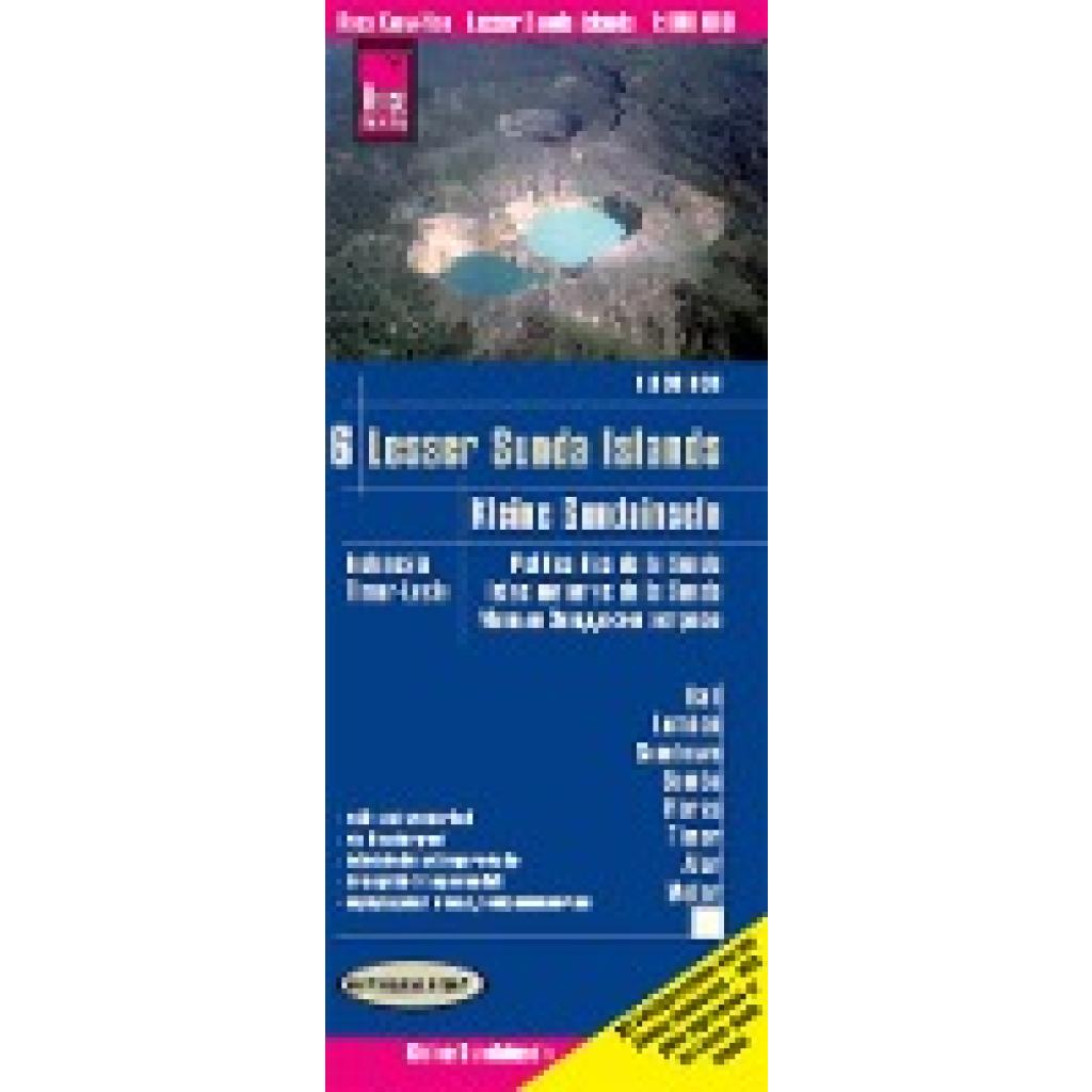 Reise Know-How Landkarte Kleine Sundainseln / Lesser Sunda Islands (1:800.000) - Bali, Lombok, Sumbawa, Sumba, Flores, T