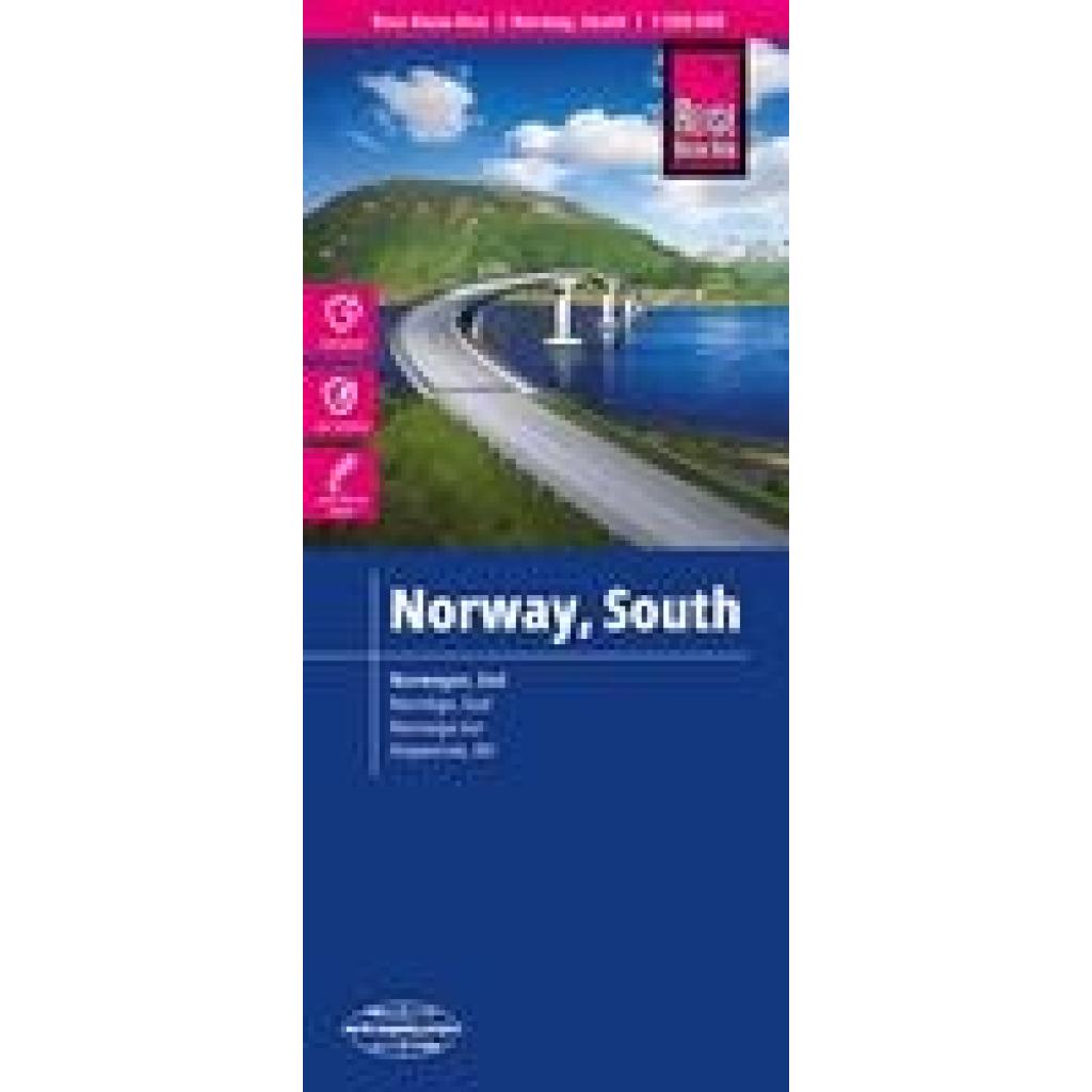 Reise Know-How Landkarte Norwegen, Süd / Norway, South (1:500.000)