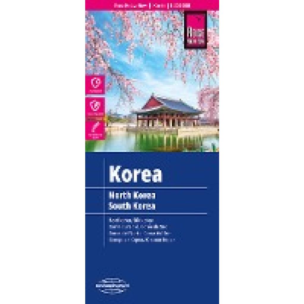 9783831772537 - Reise Know-How Landkarte Korea Nord und Süd 1  700000