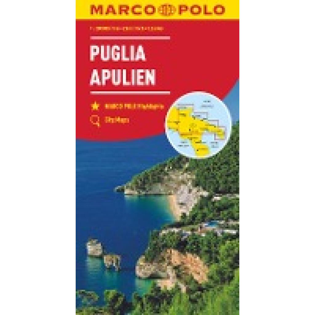 MARCO POLO Regionalkarte Italien 11 Apulien 1:200.000