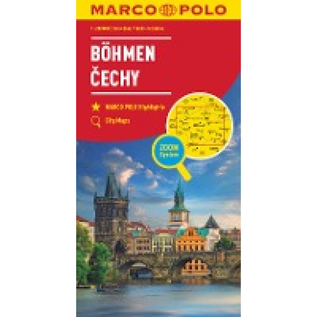 MARCO POLO Regionalkarte Westböhmen, Mittelböhmen 1:200.000