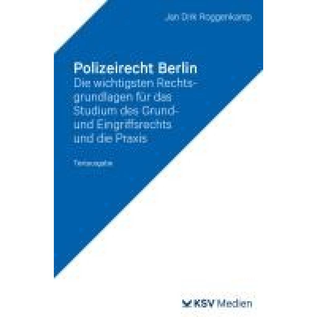 9783829314817 - Roggenkamp Jan Polizeirecht Berlin 9783829314817 - Roggenkamp Jan Polizeirecht Berlin