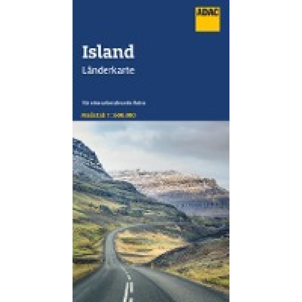 9783826422836 - LänderKarte   Länderkarte Island 1600000 Karte (im Sinne von Landkarte)