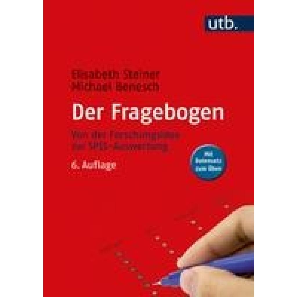 9783825287887 - Der Fragebogen - Elisabeth Steiner Michael Benesch Taschenbuch 9783825287887 - Der Fragebogen - Elisabeth Steiner Michael Benesch Taschenbuch