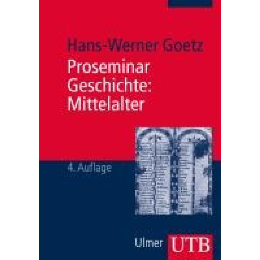 9783825240660 - Proseminar Geschichte Mittelalter - Hans-Werner Goetz Taschenbuch