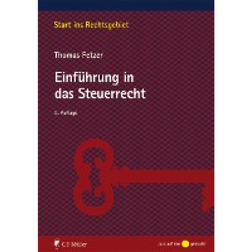 9783811449091 - Einführung in das Steuerrecht - Thomas Fetzer Kartoniert (TB)