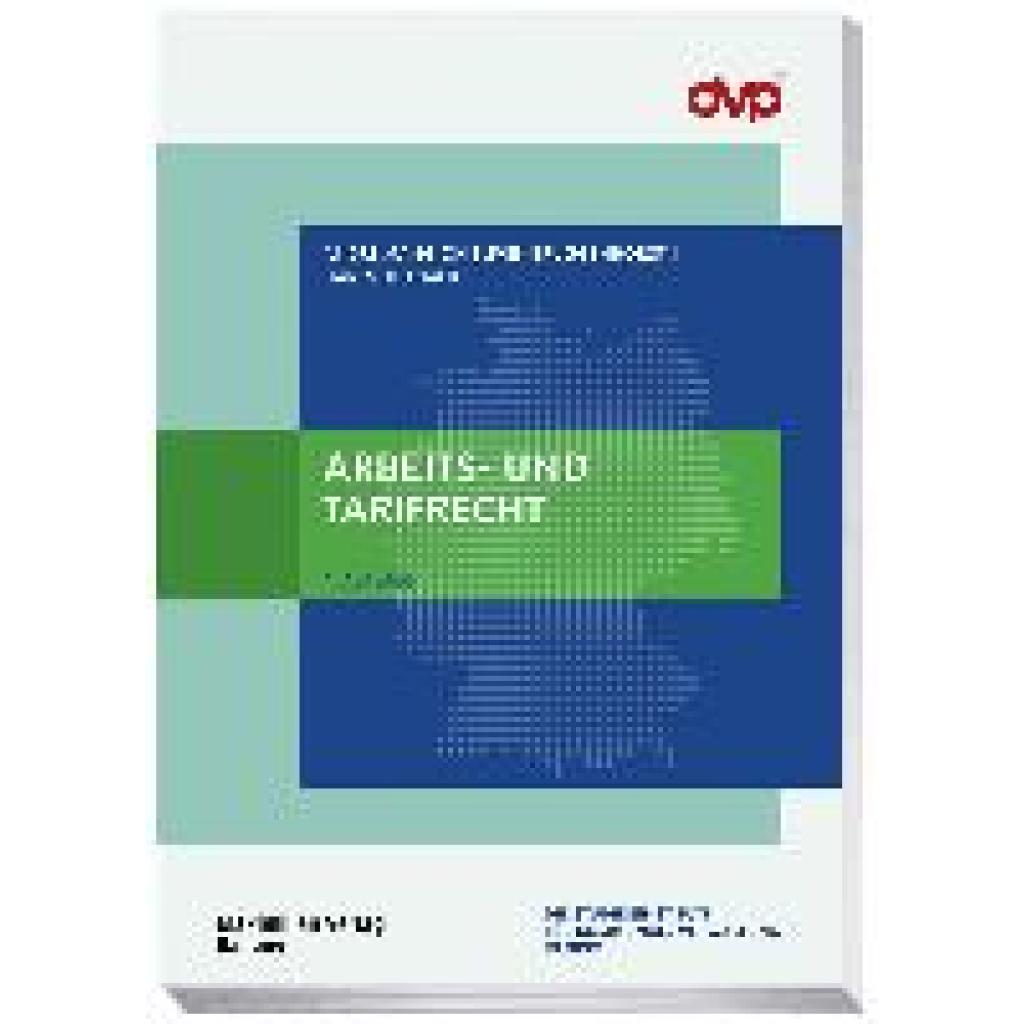 Arbeits- und Tarifrecht (Mangion, André~Brüggenhorst, Sven~Knack, Hartmut)