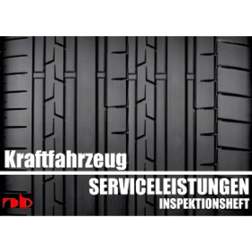 Sültz, Uwe H.: KFZ Serviceheft Scheckheft Inspektionsheft Wartungsheft - Car inspection booklet