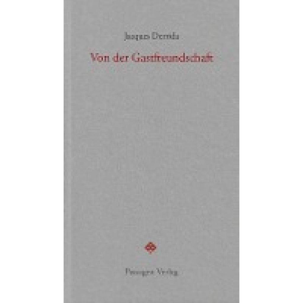 9783709203132 - Von der Gastfreundschaft - Jacques Derrida Kartoniert (TB)