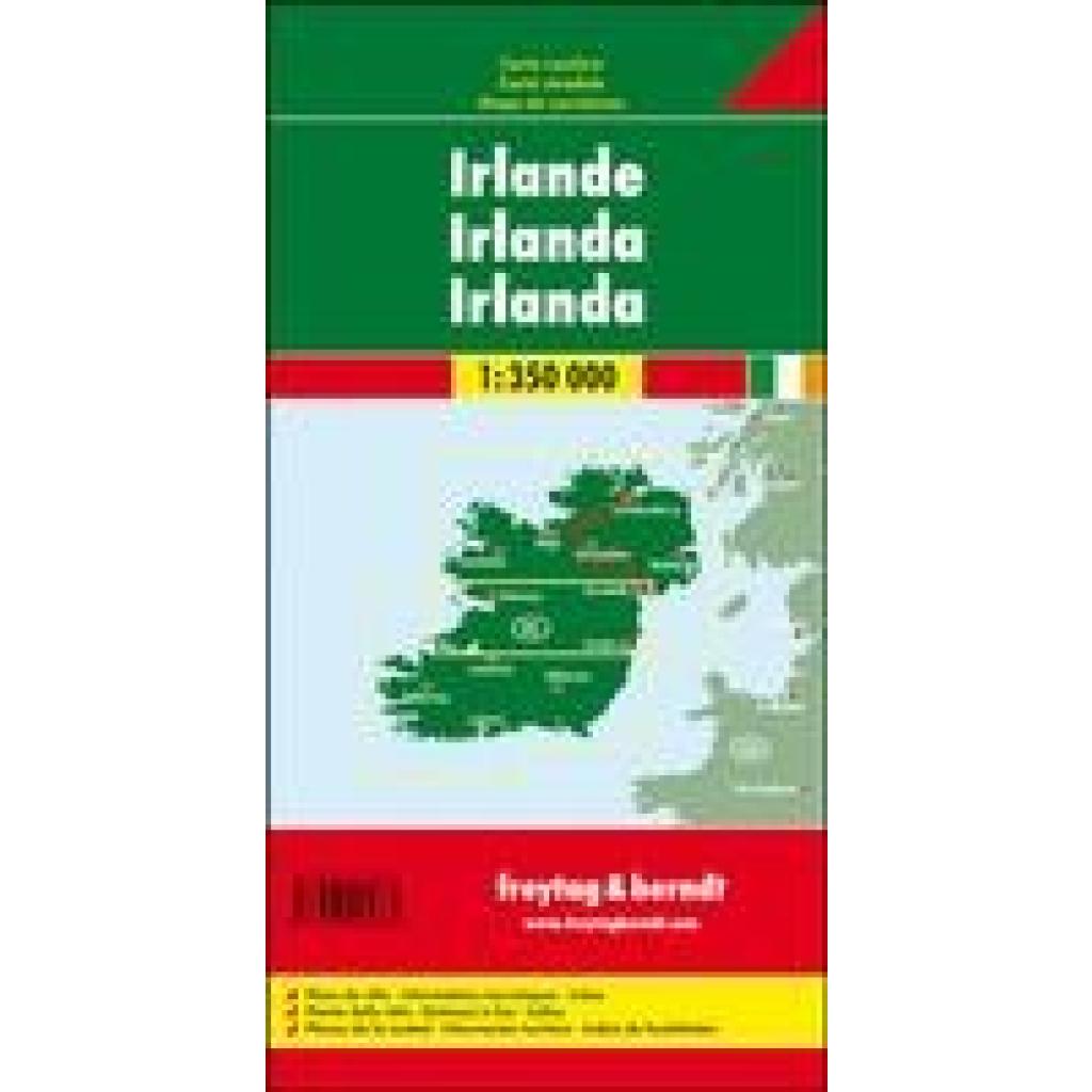 Irland 1 : 350 000. Autokarte