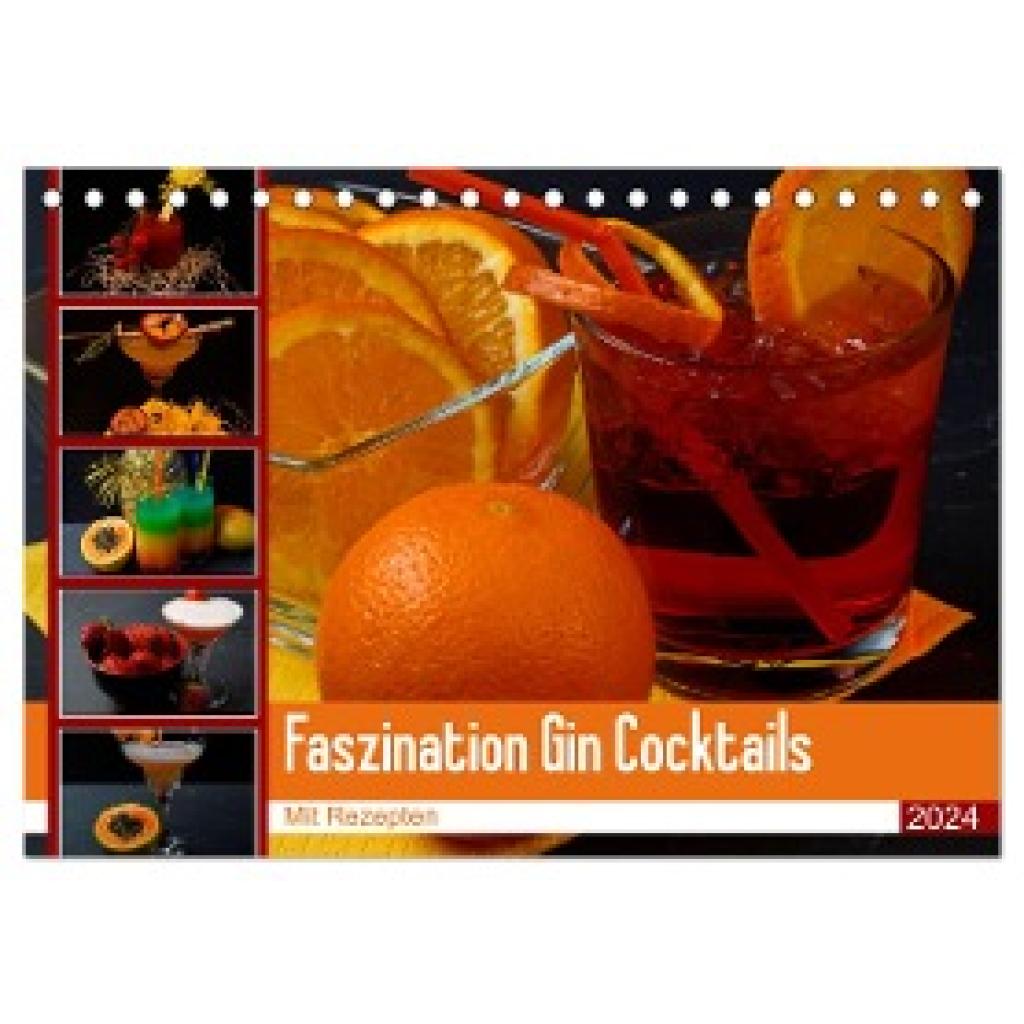 Bildergalerie - Babett Paul, Babetts: Faszination Gin Cocktails (Tischkalender 2024 DIN A5 quer), CALVENDO Monatskalende