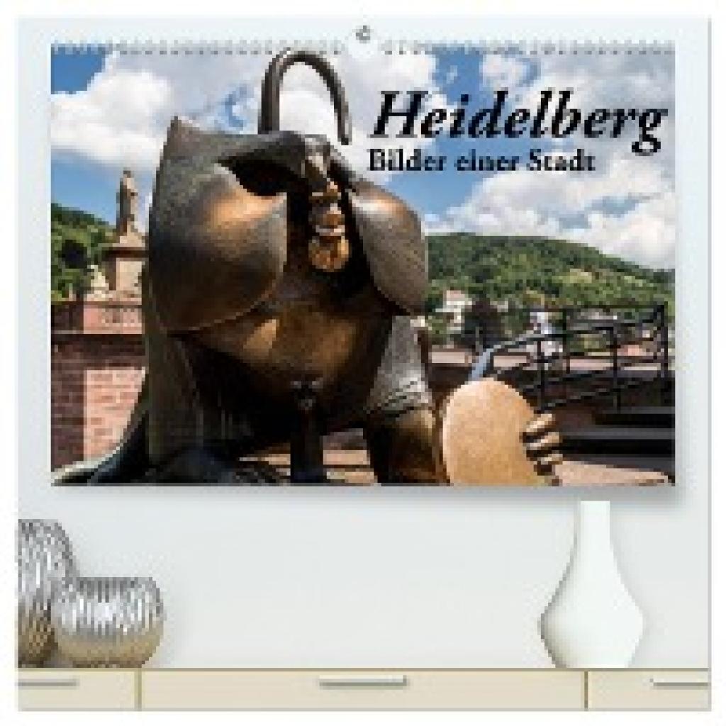 Matthies, Axel: Heidelberg - Bilder einer Stadt (hochwertiger Premium Wandkalender 2024 DIN A2 quer), Kunstdruck in Hoch