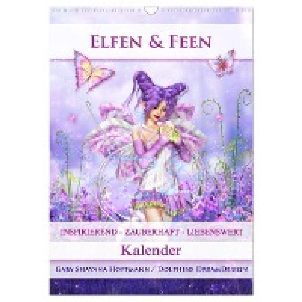 Shayana Hoffmann, Gaby: Elfen & Feen - Kalender (Wandkalender 2024 DIN A3 hoch), CALVENDO Monatskalender