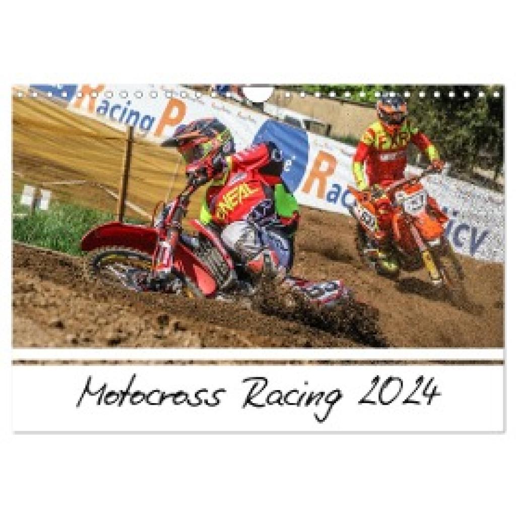 Fitkau Fotografie & Design, Arne: Motocross Racing 2024 (Wandkalender 2024 DIN A4 quer), CALVENDO Monatskalender