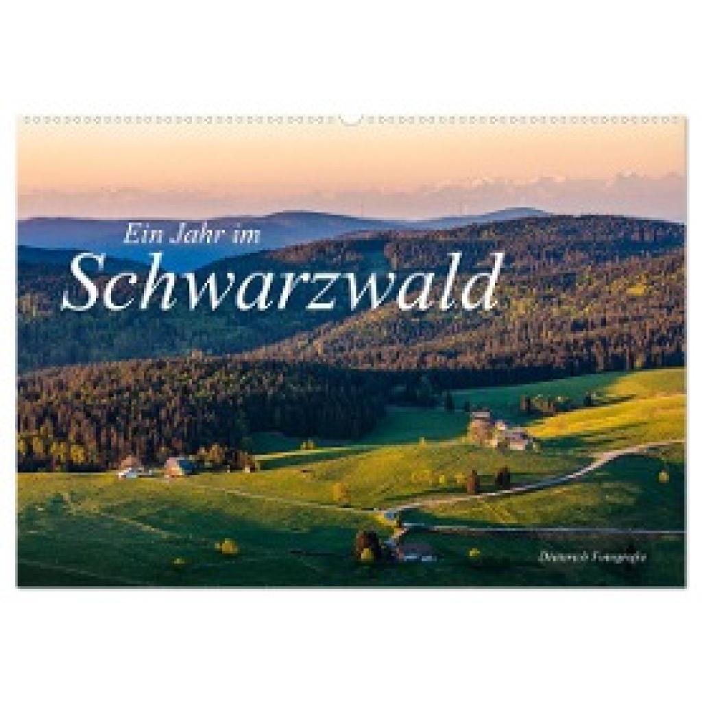 Dieterich, Werner: Ein Jahr im Schwarzwald (Wandkalender 2024 DIN A2 quer), CALVENDO Monatskalender