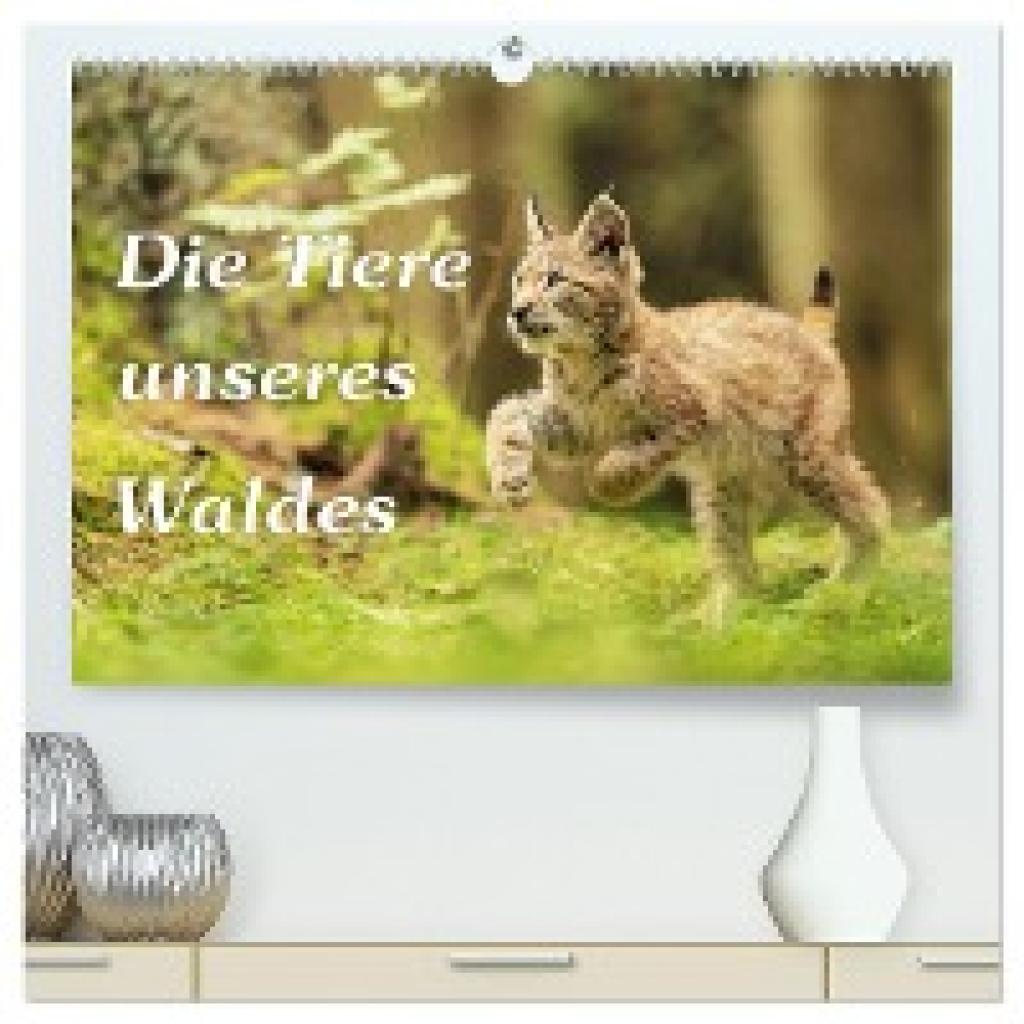 Kirsch, Gunter: Die Tiere unseres Waldes (hochwertiger Premium Wandkalender 2024 DIN A2 quer), Kunstdruck in Hochglanz