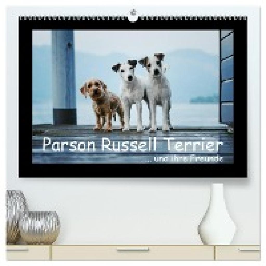 Köntopp, Kathrin: Parson Russell Terrier (hochwertiger Premium Wandkalender 2024 DIN A2 quer), Kunstdruck in Hochglanz