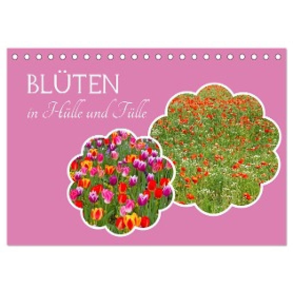 Schittenhelm, Elisabeth: Blüten - in Hülle und Fülle (Tischkalender 2024 DIN A5 quer), CALVENDO Monatskalender