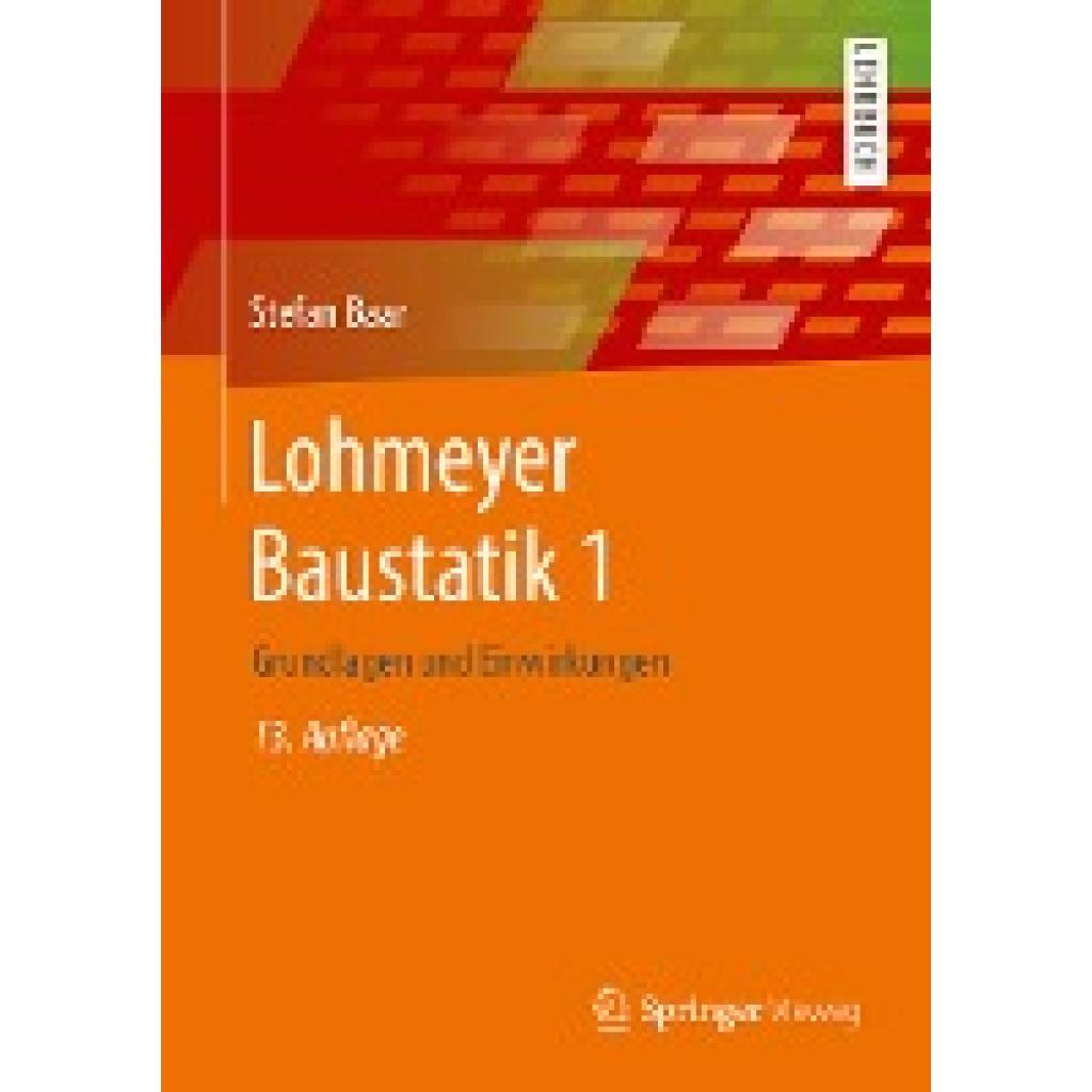 Baar, Stefan: Lohmeyer Baustatik 1