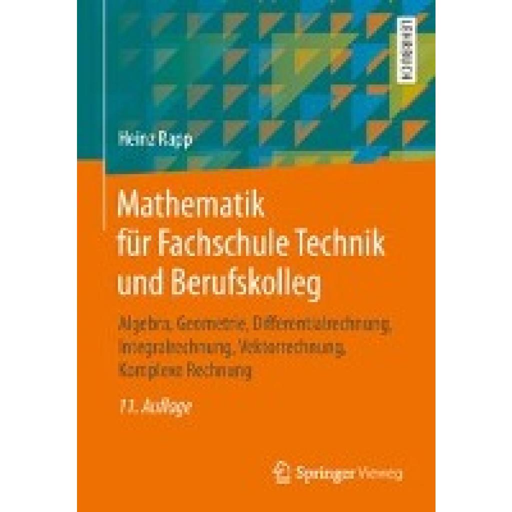 Rapp, Heinz: Mathematik für Fachschule Technik und Berufskolleg