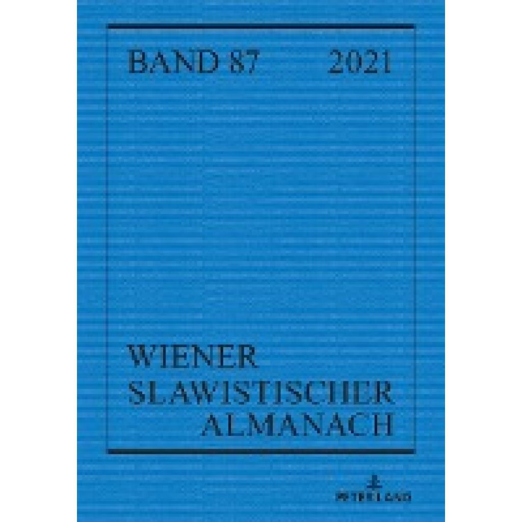 Wiener Slawistischer Almanach Band 87/2021