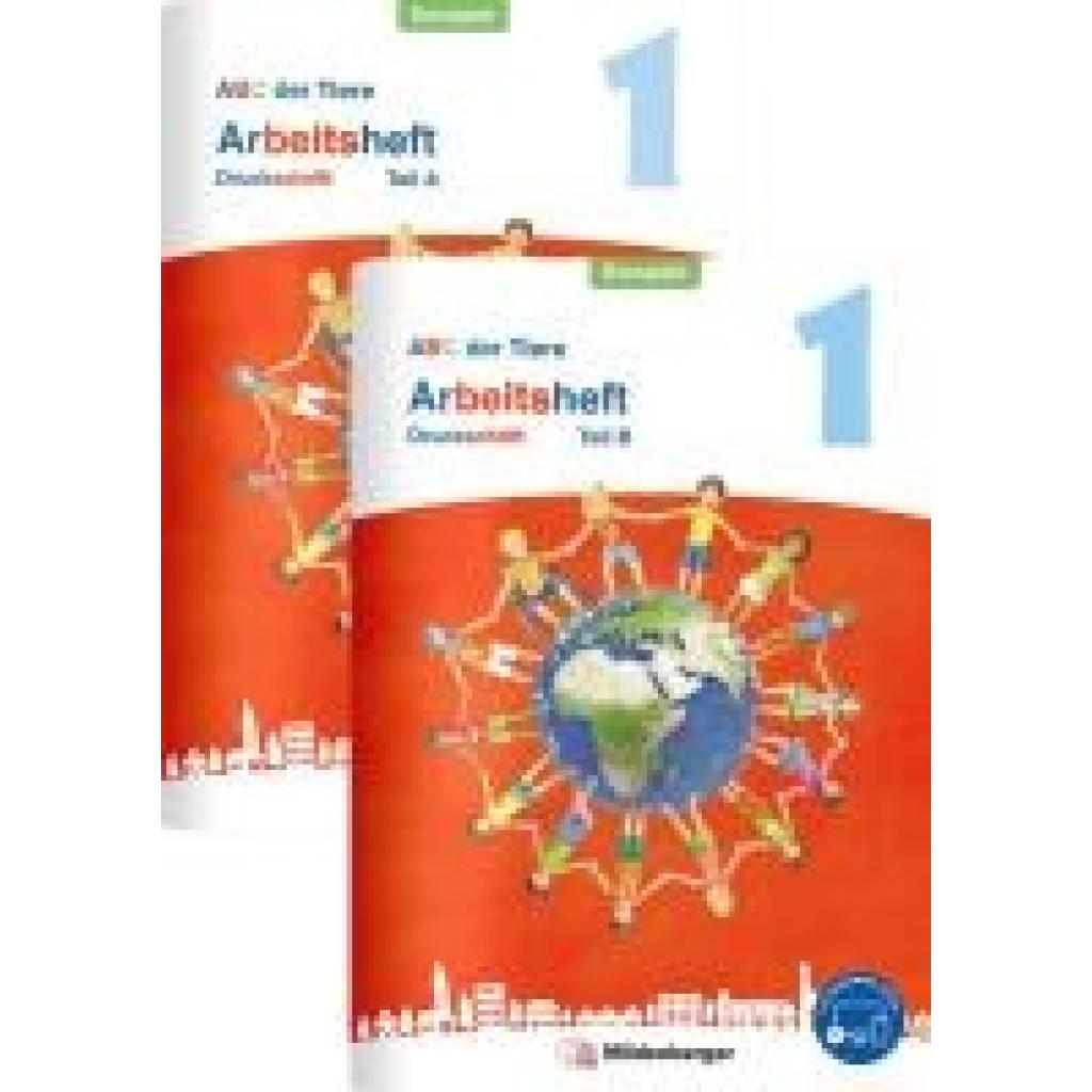 9783619147311 - ABC der Tiere 1 Neubearbeitung - Arbeitsheft Druckschrift Kompakt Teil A und B 2 Teile - Mareike Hahn Klaus Kuhn Kerstin Mrowka-Nienstedt Geheftet