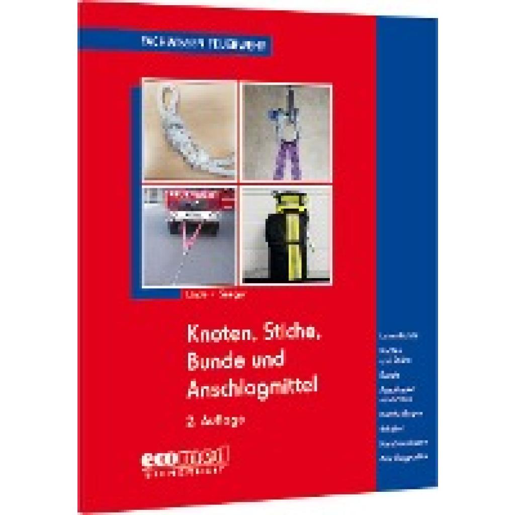 9783609688930 - Knoten Stiche Bunde und Anschlagmittel - Christof Linde Marius Seeger Kartoniert (TB)