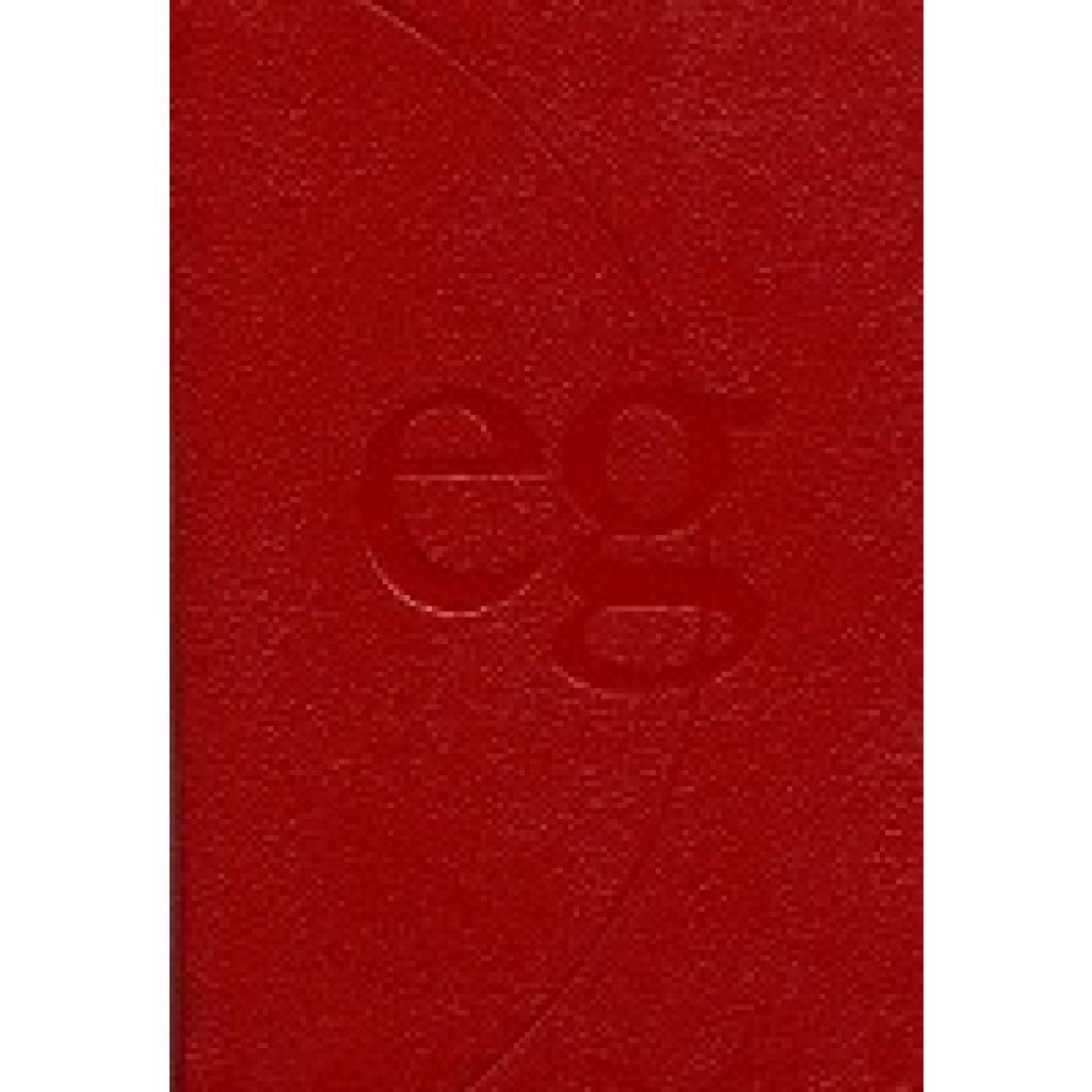 Evangelisches  Gesangbuch. Ausgabe für die Landeskirchen Rheinland, Westfalen und Lippe. Taschenausgabe rot mit Goldschnitt im Schuber
