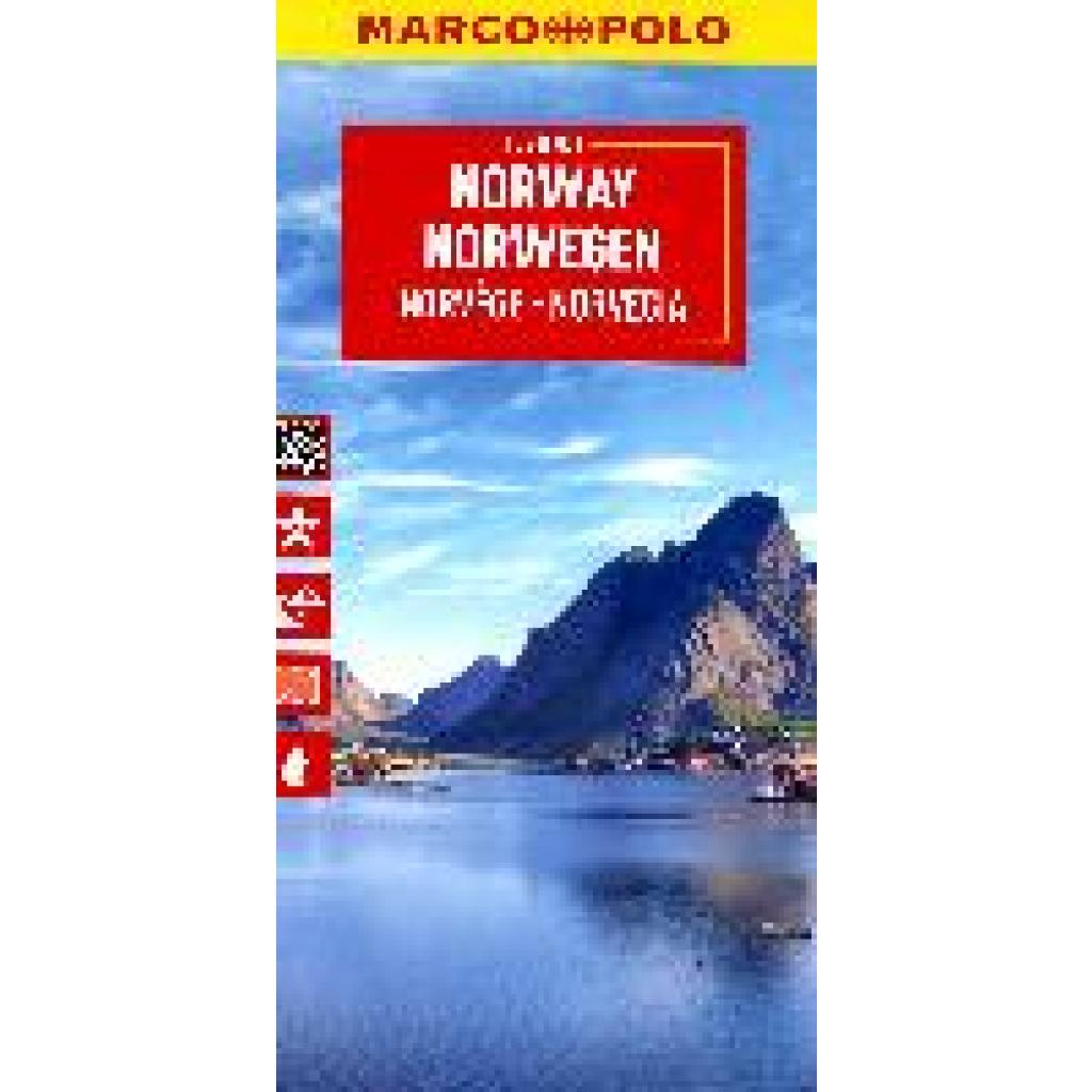 MARCO POLO Reisekarte Norwegen 1:900.000