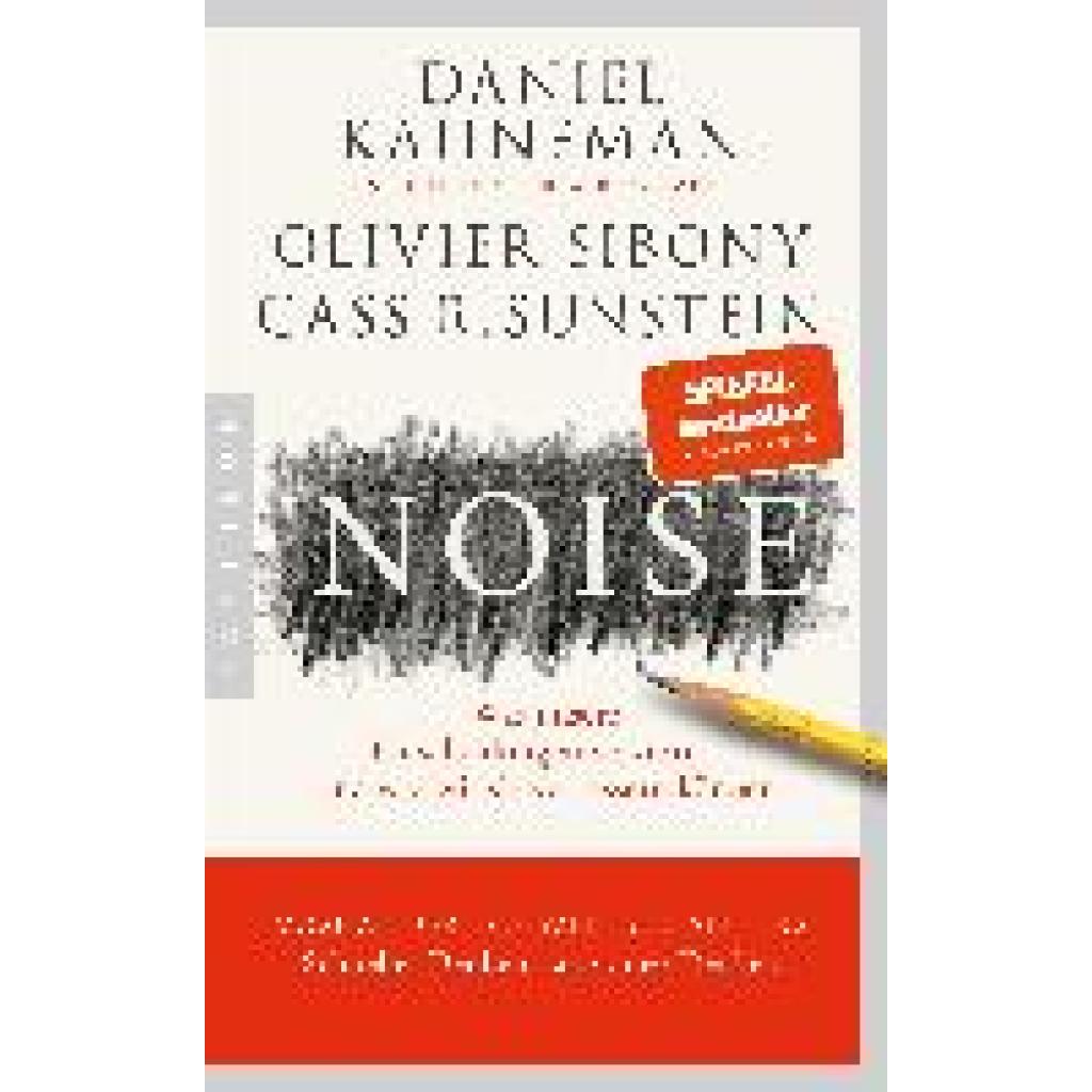 9783570554784 - Noise - Daniel Kahneman Olivier Sibony Cass R Sunstein Kartoniert (TB)