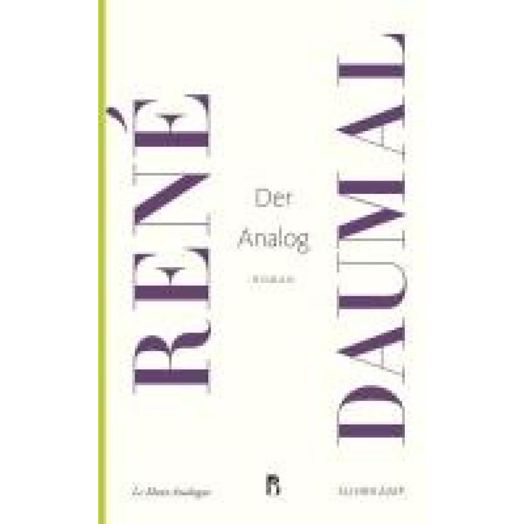9783518473504 - Französische Bibliothek Der Analog - René Daumal Taschenbuch 9783518473504 - Französische Bibliothek Der Analog - René Daumal Taschenbuch