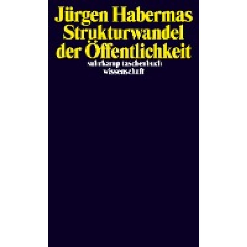 Strukturwandel der Öffentlichkeit (Habermas, Jürgen)