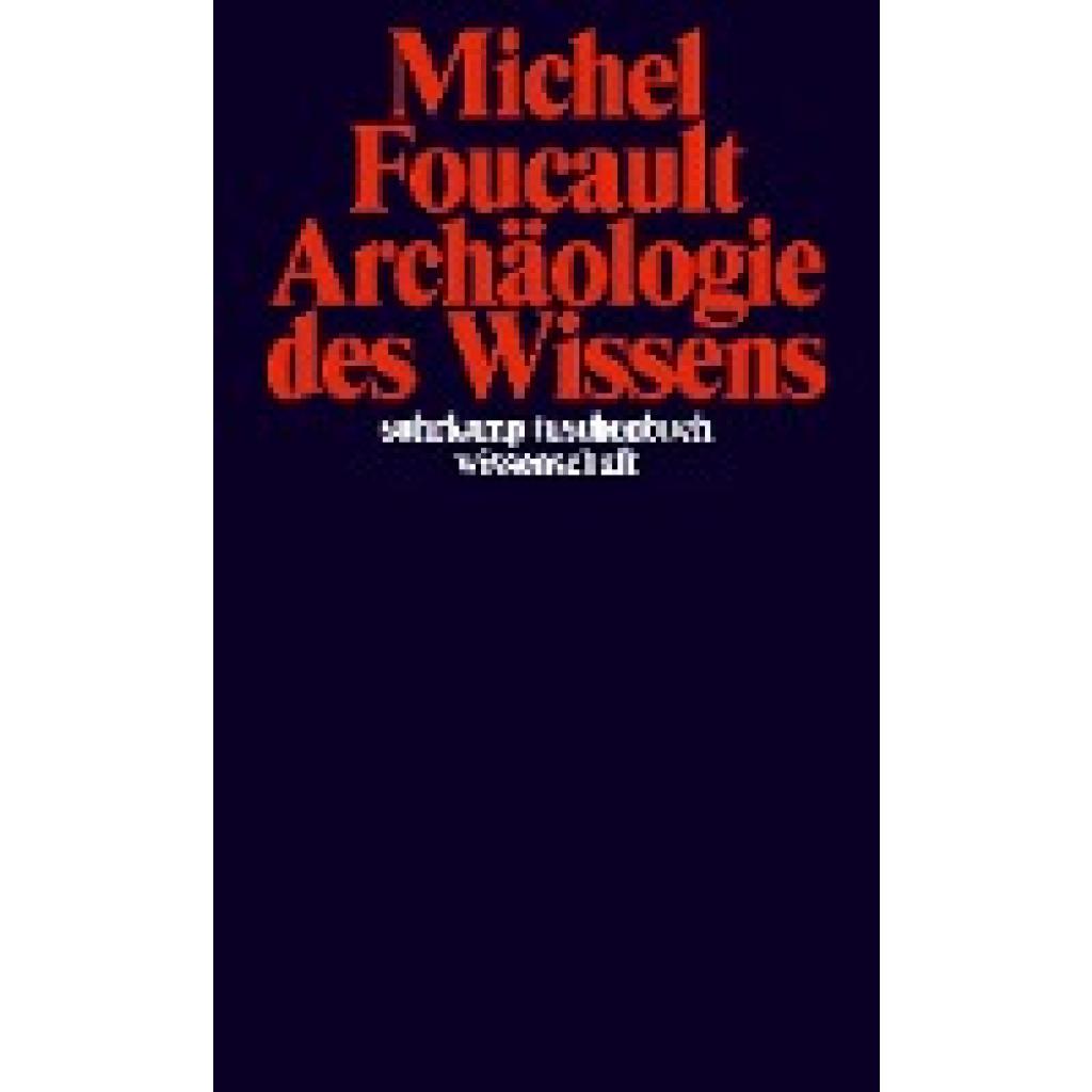 9783518279564 - Archäologie des Wissens - Michel Foucault Taschenbuch