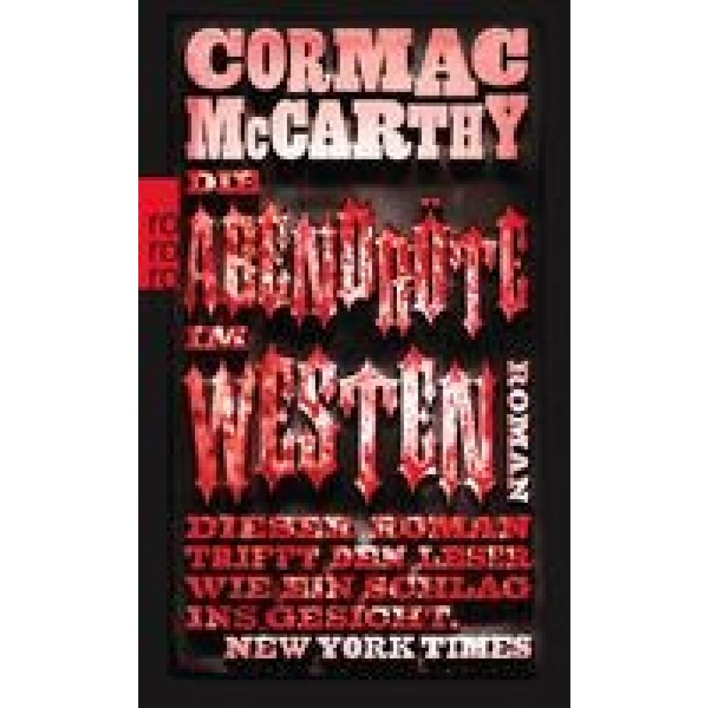 9783499272400 - Die Abendröte im Westen - Cormac McCarthy Kartoniert (TB)