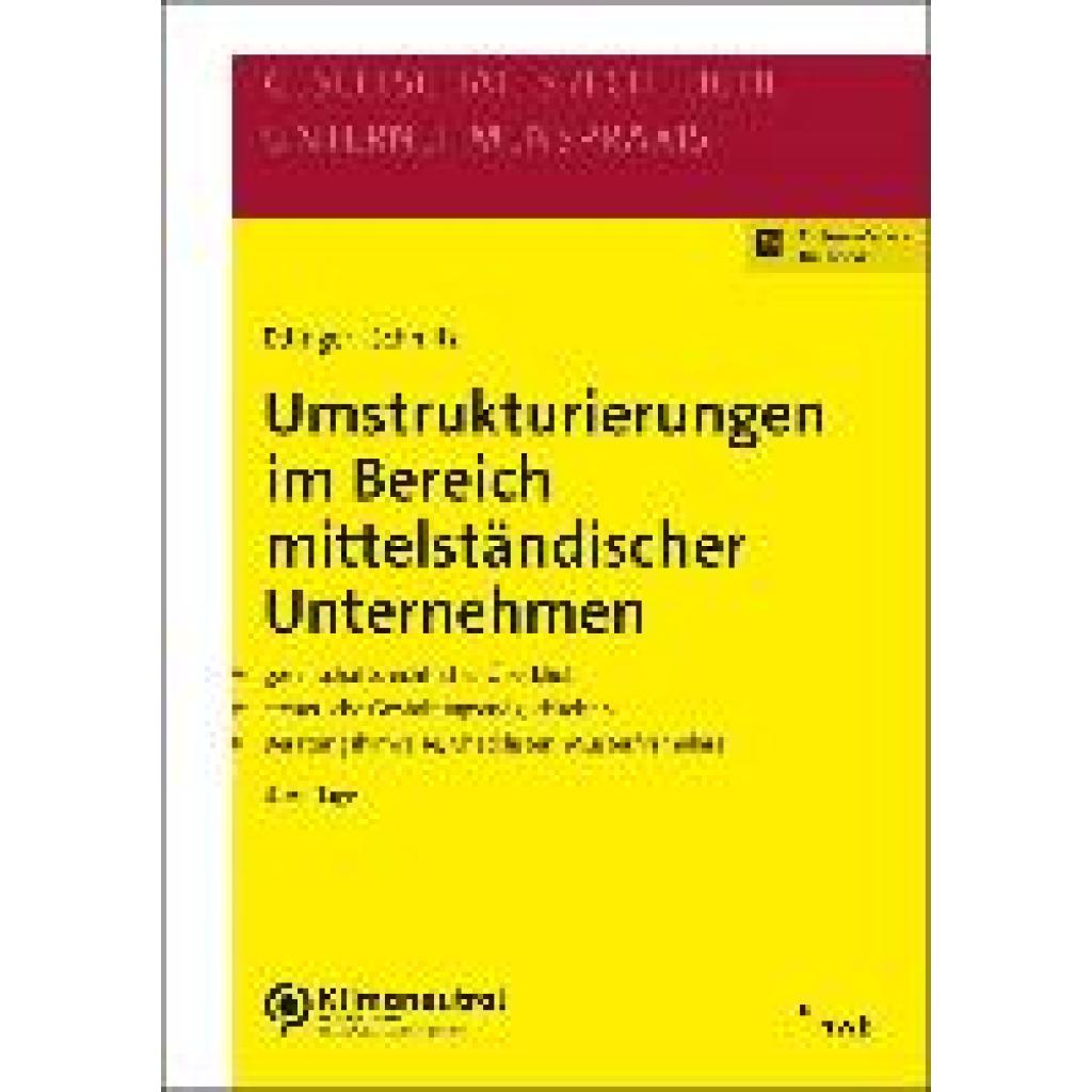 Umstrukturierungen im Bereich mittelständischer Unternehmen (Ettinger, Jochen~Schmitz, Markus)