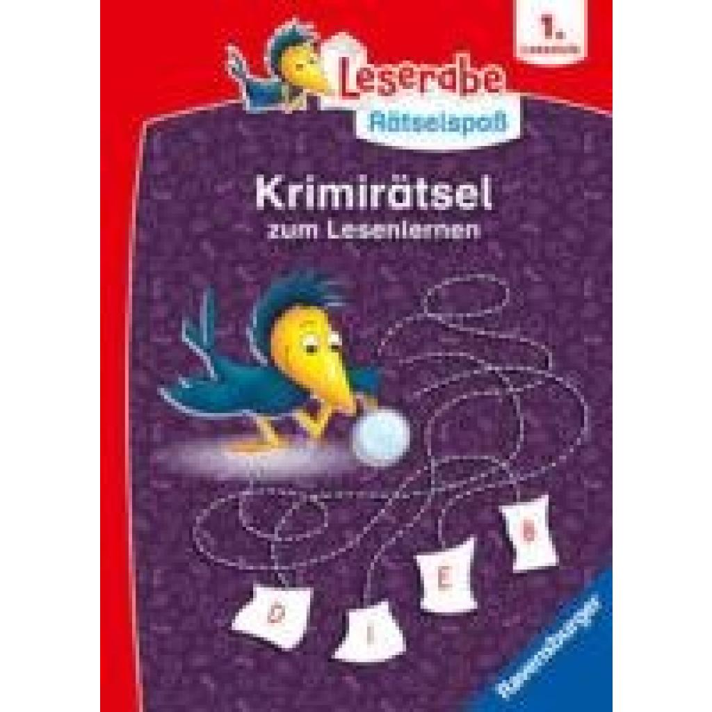 9783473489442 - Ravensburger Leserabe Rätselspaß - Krimirätsel zum Lesenlernen ab 6 Jahren - 1 Lesestufe - Martine Richter Kartoniert (TB)