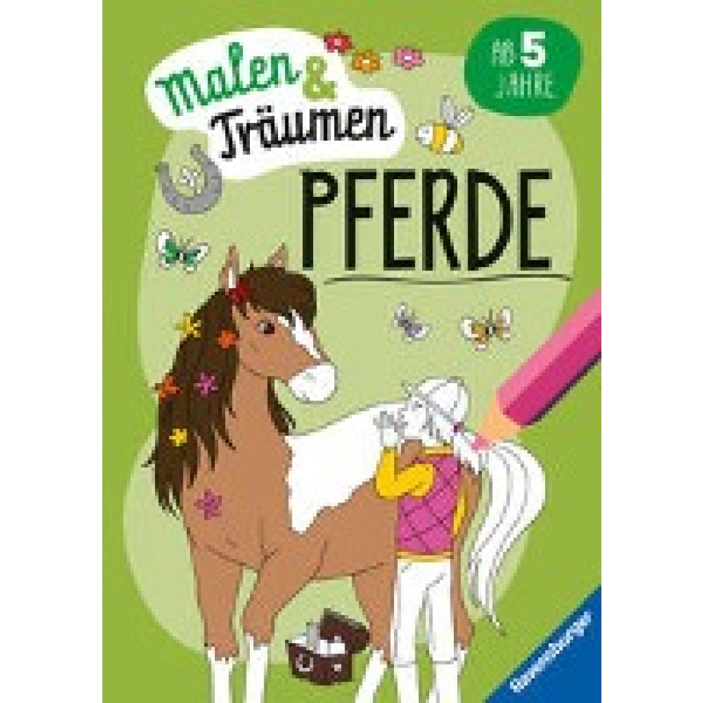 9783473489190 - Ravensburger Pferde - malen und träumen - 24 Ausmalbilder für Kinder ab 6 Jahren - Motive für Pferde-Fans zum Entspannen Kartoniert (TB)