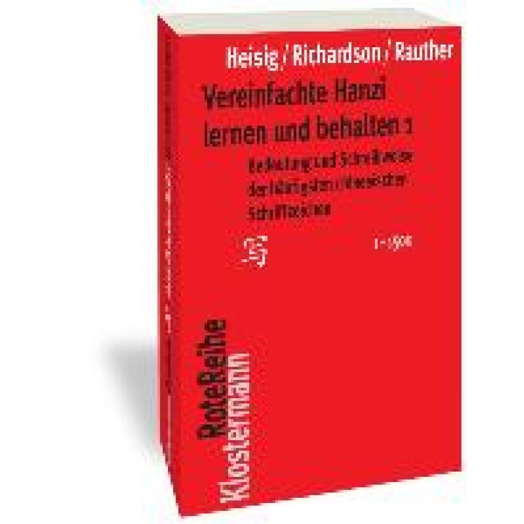 9783465043867 - Heisig James W Vereinfachte Hanzi lernen und behalten 1