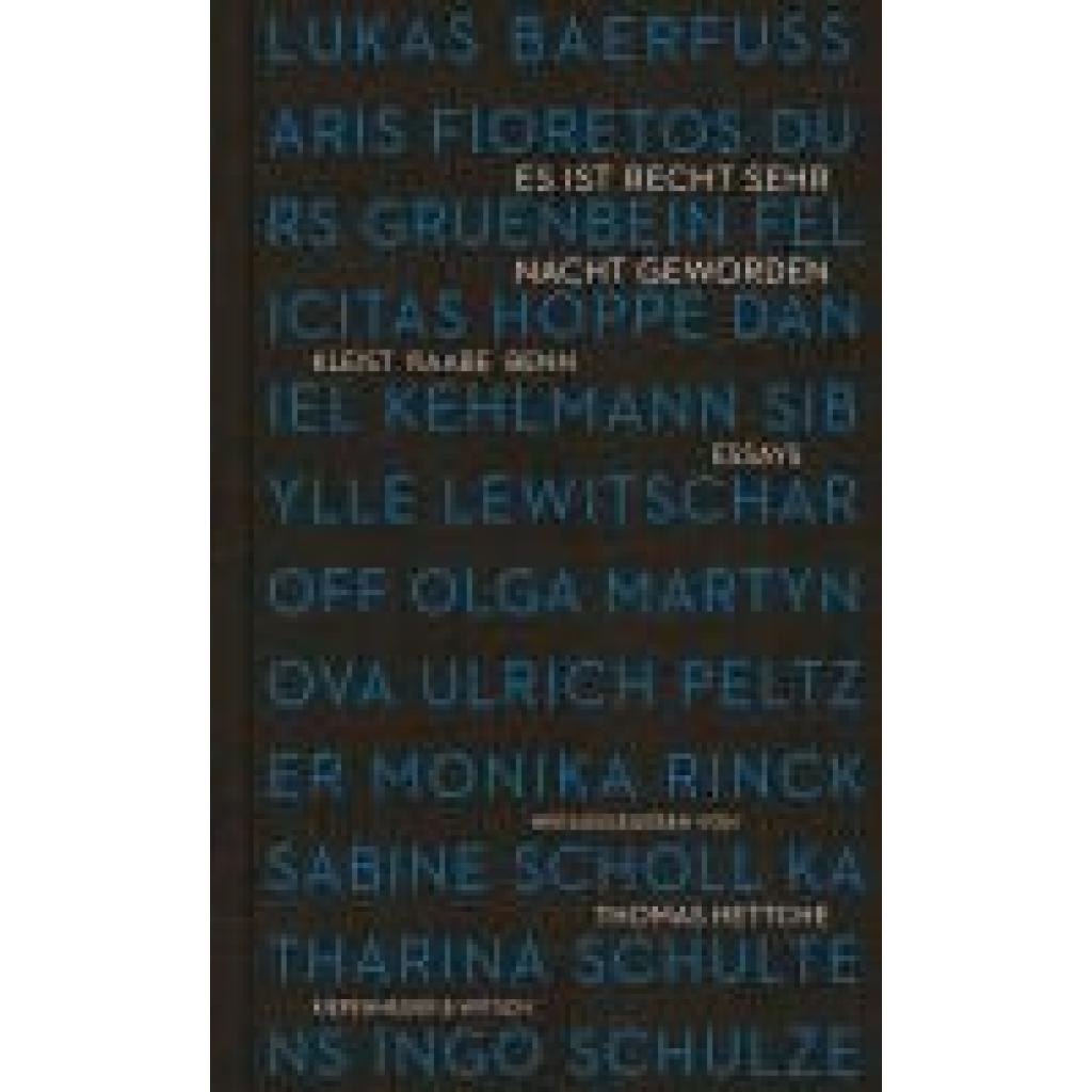 9783462002850 - Es ist recht sehr Nacht geworden Leinen 9783462002850 - Es ist recht sehr Nacht geworden Leinen