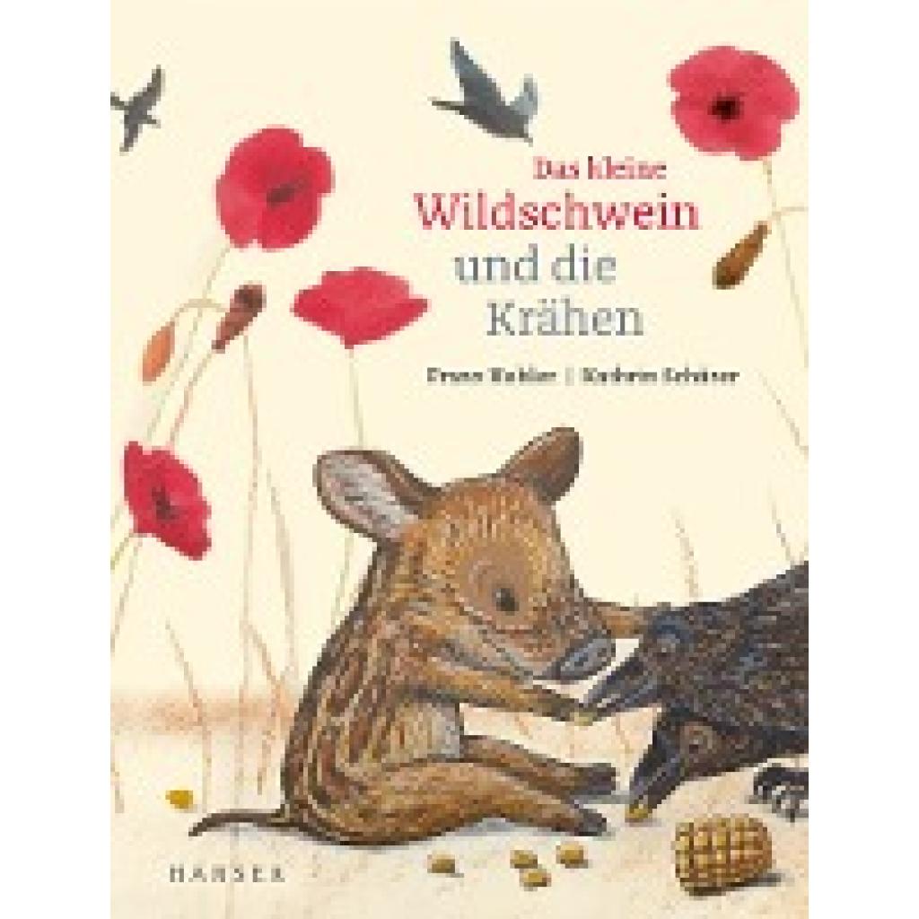 9783446276000 - Das kleine Wildschwein und die Krähen - Franz Hohler Kathrin Schärer Gebunden