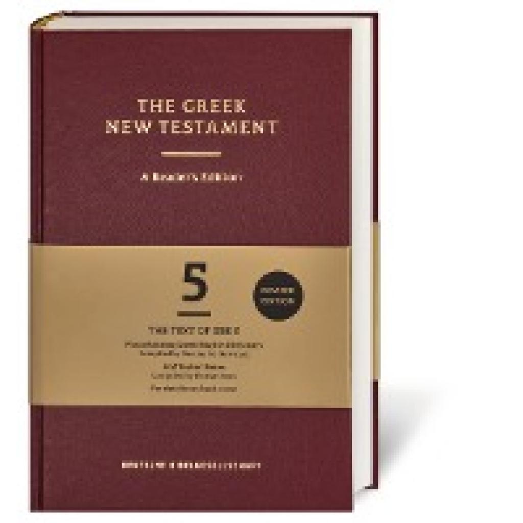 9783438051684 - The Greek New Testament USB A Readers Edition w Running Greek-English Dictionary Gebunden 9783438051684 - The Greek New Testament USB A Readers Edition w Running Greek-English Dictionary Gebunden