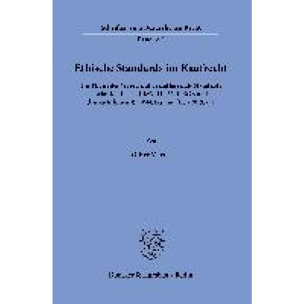 Martis, Oliver: Ethische Standards im Kaufrecht.