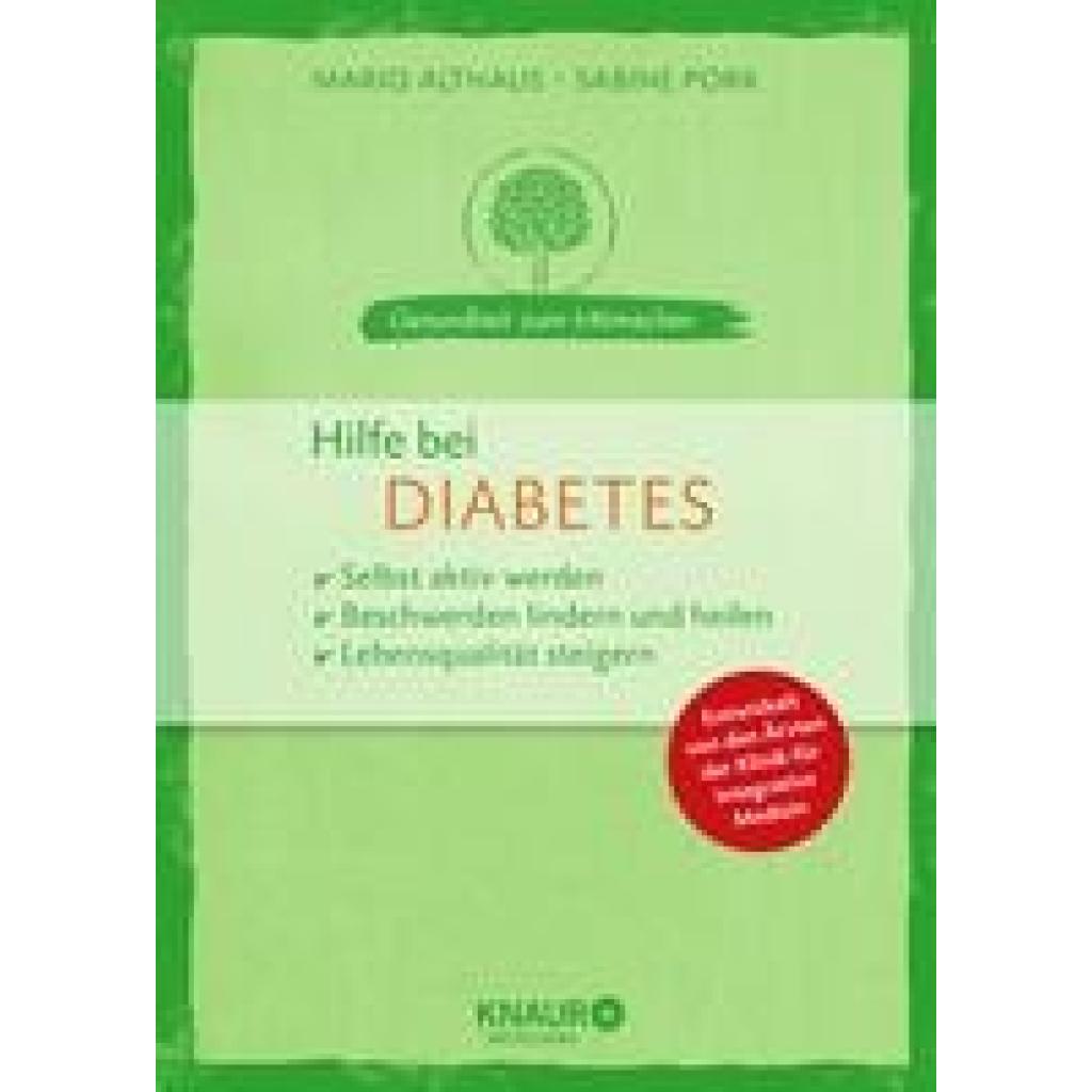 Althaus, Mario: Hilfe bei Diabetes