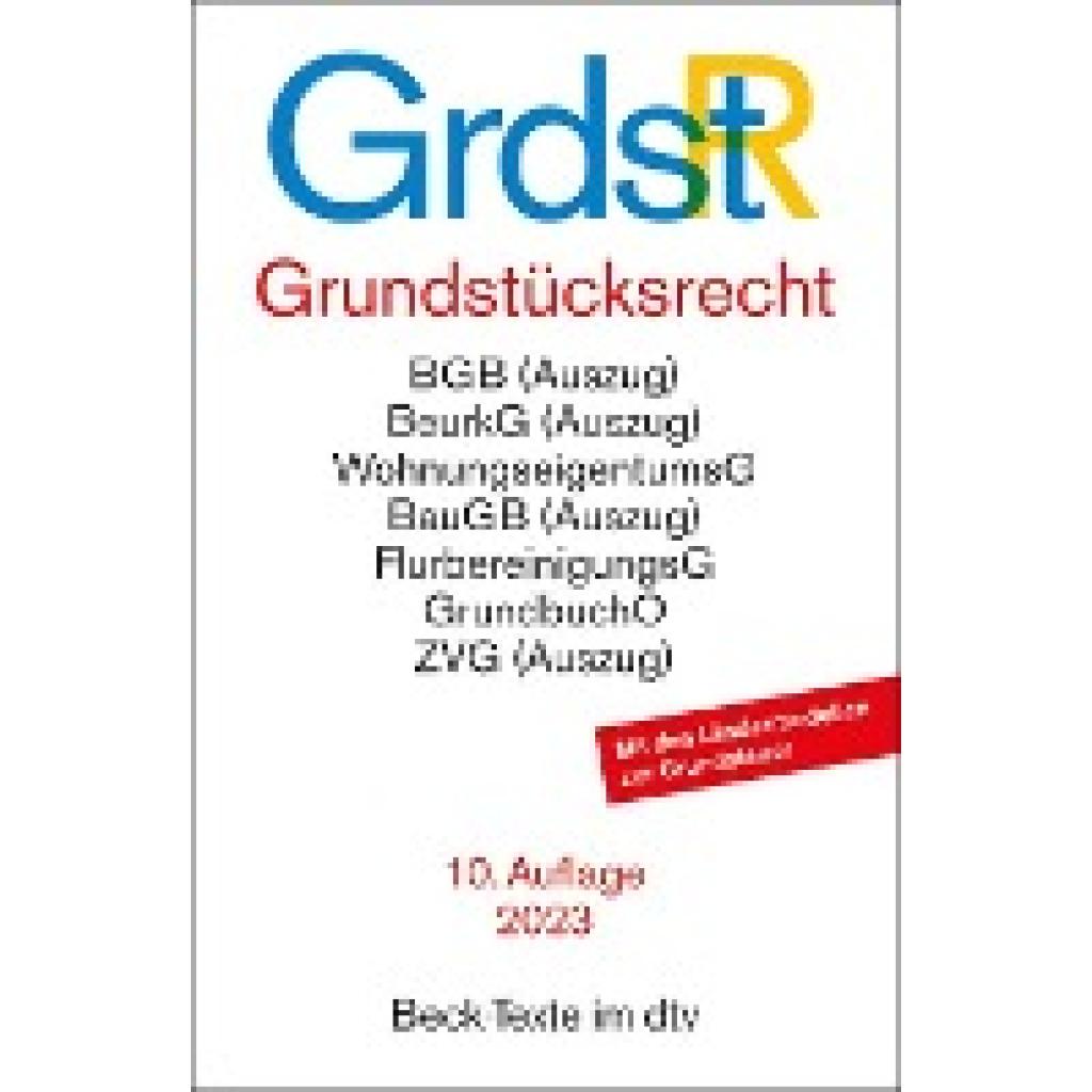 9783423532020 - Grundstücksrecht GrdstR Taschenbuch 9783423532020 - Grundstücksrecht GrdstR Taschenbuch