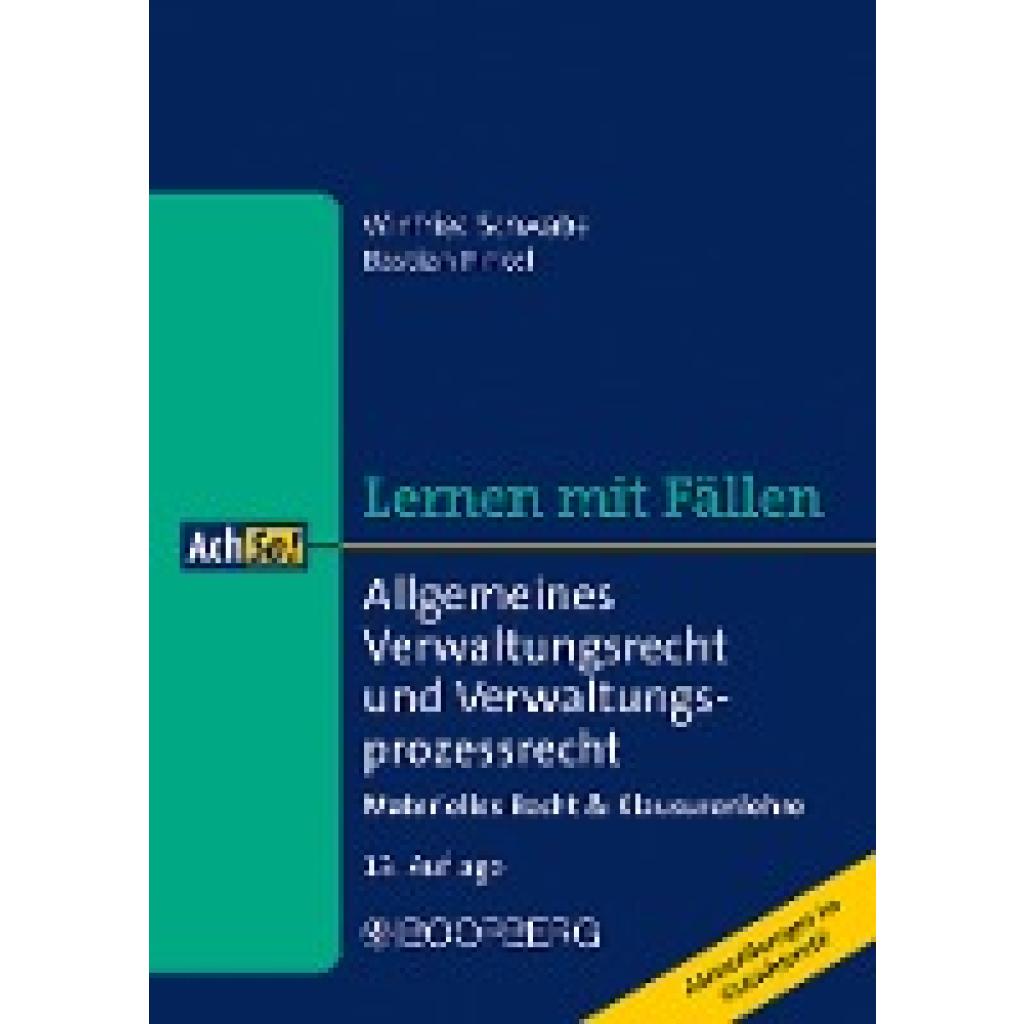 9783415074606 - Allgemeines Verwaltungsrecht und Verwaltungsprozessrecht - Winfried Schwabe Bastian Finkel Gebunden 9783415074606 - Allgemeines Verwaltungsrecht und Verwaltungsprozessrecht - Winfried Schwabe Bastian Finkel Gebunden