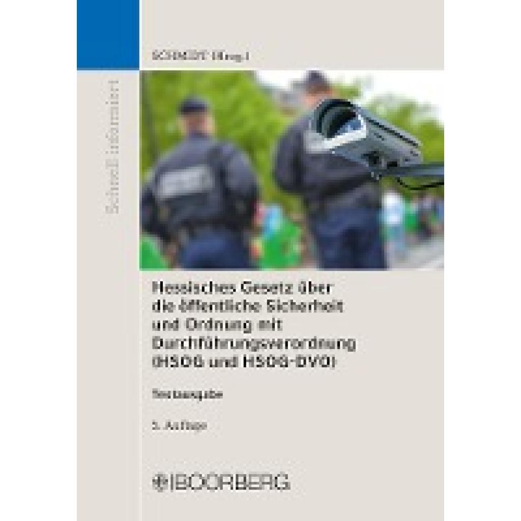 9783415073661 - Hessisches Gesetz über die öffentliche Sicherheit und Ordnung und Verordnung zur Durchführung des Hessischen Gesetzes über die öffentliche Sicherheit und Ordnung und zur Durchführung des Hessischen Freiwilligen-Polizeidienst-Gesetzes (HSOG und HSOG-DVO)